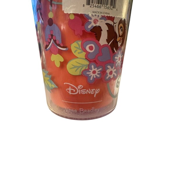 VERA BRADLEY DISNEY TUMBLER W/STRAW:NWT BAMBI New Pink - Picture 5 of 7